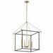 Kichler - 52627CPZ - Four Light Foyer Pendant - Eisley - Champagne Bronze