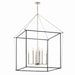 Kichler - 52629PN - Eight Light Foyer Pendant - Eisley - Polished Nickel