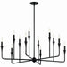 Kichler - 52692BK - 12 Light Chandelier - Alvaro - Black