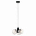 Kichler - 52700BK - Three Light Chandelier - Silvarious - Black