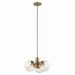 Kichler - 52700CPZCLR - Three Light Chandelier - Silvarious - Champagne Bronze