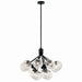 Kichler - 52701BK - 12 Light Chandelier Convertible - Silvarious - Black