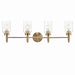 Kichler - 55186CPZ - Four Light Vanity - Madden - Champagne Bronze