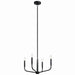 Kichler - 52716BK - Four Light Chandelier/Semi Flush Mount - Madden - Black