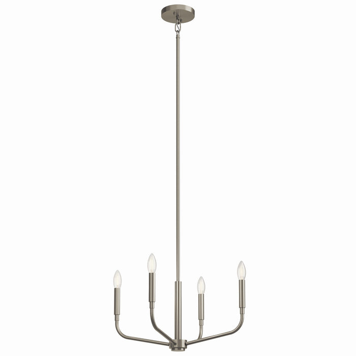 Kichler - 52716NI - Four Light Chandelier/Semi Flush Mount - Madden - Brushed Nickel