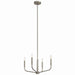 Kichler - 52716NI - Four Light Chandelier/Semi Flush Mount - Madden - Brushed Nickel