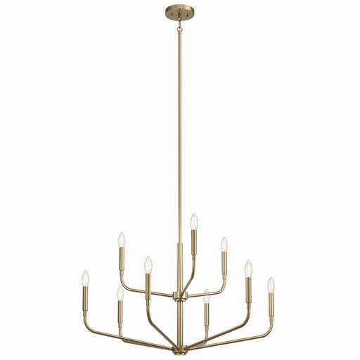 Kichler - 52720CPZ - Nine Light Chandelier - Madden - Champagne Bronze