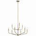 Kichler - 52720CPZ - Nine Light Chandelier - Madden - Champagne Bronze