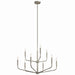 Kichler - 52720NI - Nine Light Chandelier - Madden - Brushed Nickel