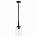 Kichler - 52725BK - One Light Mini Pendant - Madden - Black