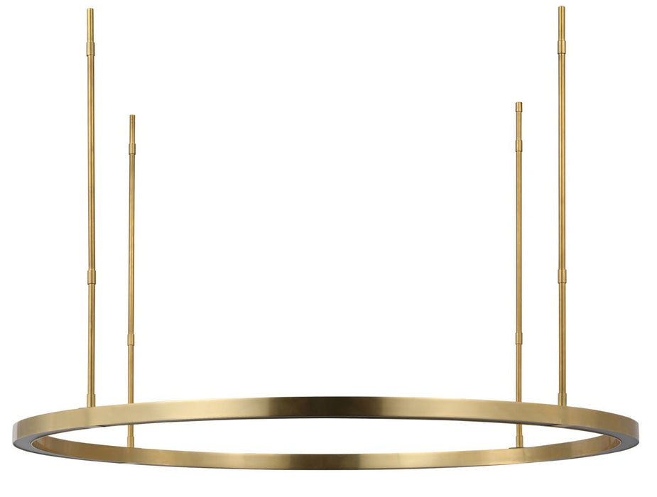 Visual Comfort Modern - MDCH53927HAB - LED Chandelier - Stagger - Hand Rubbed Antique Brass