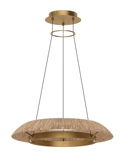 Visual Comfort Modern - SLCH56027NTHAB - LED Chandelier - Noa - Hand Rubbed Antique Brass