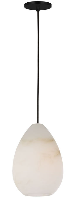 Visual Comfort Modern - SLPD544ALBB - One Light Pendant - Alina - Nightshade Black