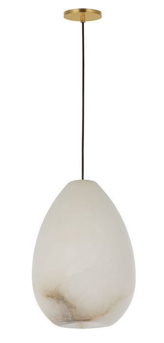 Visual Comfort Modern - SLPD545ALBHAB - One Light Pendant - Alina - Hand Rubbed Antique Brass