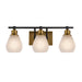 Artcraft - AC11683BB - Three Light Bathroom Vanity - Nelson - Brass & Black