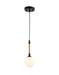 Artcraft - AC11841BK - One Light Pendant - Capilano - Black