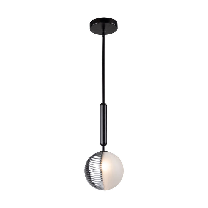 Artcraft - AC11880BK - One Light Pendant - Bolla - Black