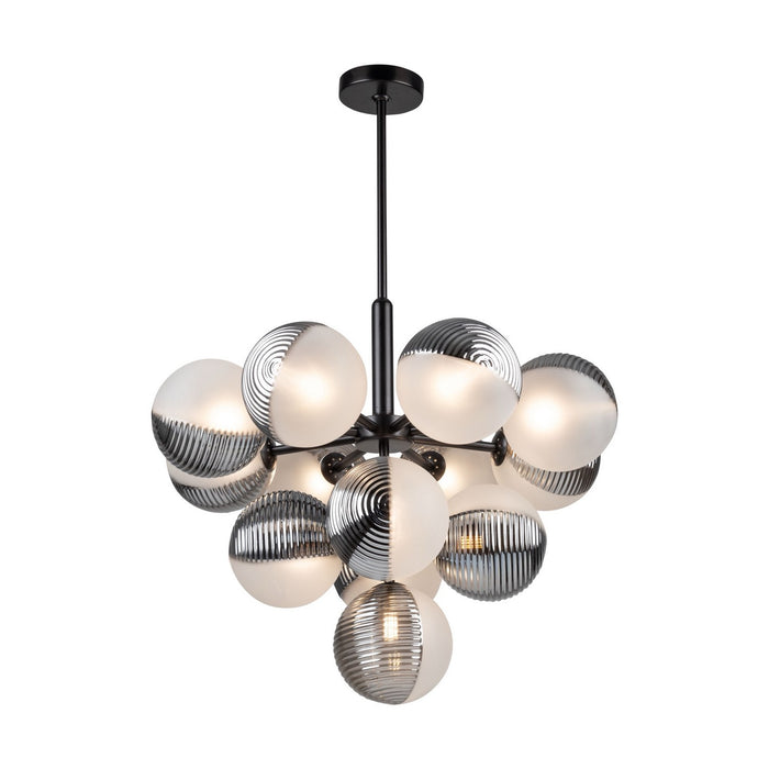 Artcraft - AC11883BK - 13 Light Chandelier - Bolla - Black