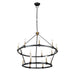 Artcraft - AC11985BB - 15 Light Chandelier - Notting Hill - Black and Brushed Brass