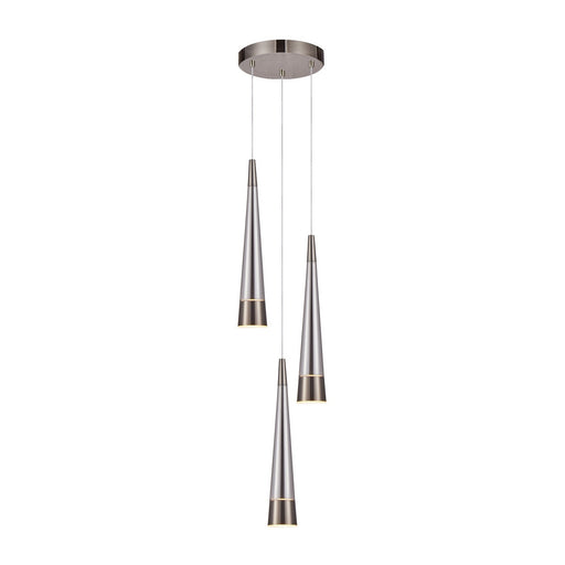 Artcraft - AC6823SM - LED Chandelier - Sunnyvale - Pearl Black and Smoke