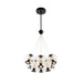 Artcraft - AC6848BK - LED Chandelier - Arlo - Black