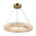 Artcraft - AC7468BR - LED Chandelier - Camila - Brushed Brass