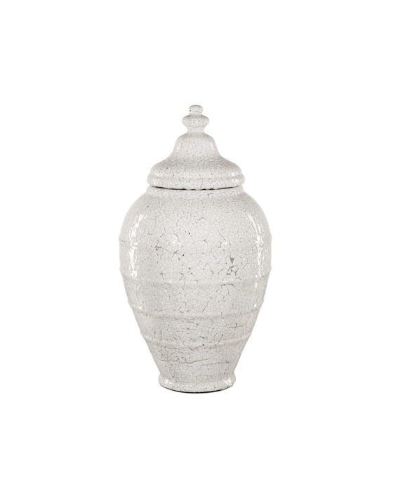 Currey and Company - 1200-0884 - Jar - Antique White