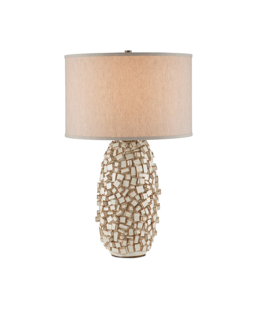 Currey and Company - 6000-0922 - One Light Table Lamp - Sugar Cube - Ivory/Brown