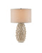 Currey and Company - 6000-0922 - One Light Table Lamp - Sugar Cube - Ivory/Brown