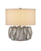 Currey and Company - 6000-0928 - One Light Table Lamp - Gray/Dark Gray/Brown/Light Antique Brass