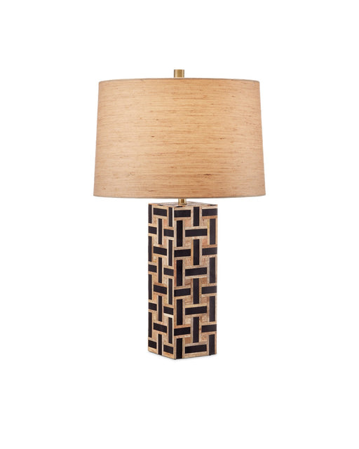 Currey and Company - 6000-0954 - One Light Table Lamp - Natural/Black