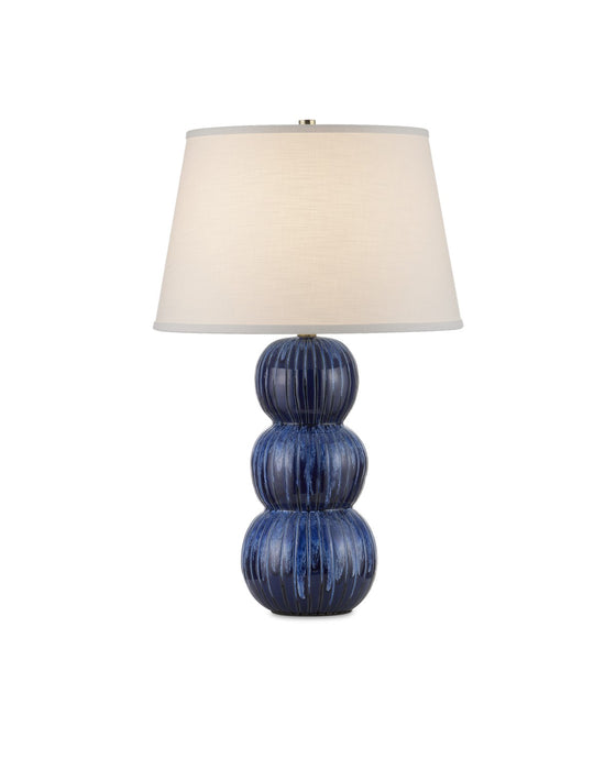 Currey and Company - 6000-0960 - One Light Table Lamp - Blue