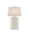 Currey and Company - 6000-0964 - One Light Table Lamp - White/Clear