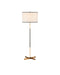 Currey and Company - 8000-0149 - One Light Floor Lamp - Willoughby - Brass/Oil Rubbed Bronze