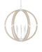 Currey and Company - 9000-1131 - Six Light Chandelier - Bastian - Sandstone/Sugar White