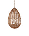 Currey and Company - 9000-1151 - Four Light Pendant - Columbary - Natural/Khaki