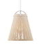 Currey and Company - 9000-1153 - One Light Pendant - Parnell - White/Gesso White/Frosted White