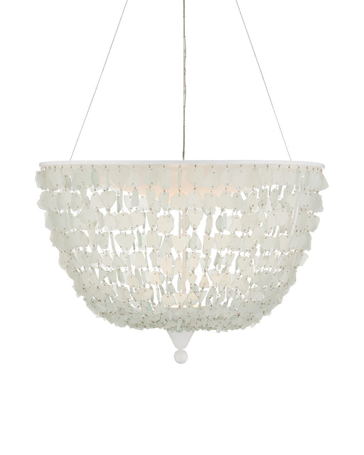 Currey and Company - 9000-1155 - One Light Pendant - Thalassa - Seaglass/Sugar White