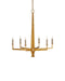 Currey and Company - 9000-1213 - Six Light Chandelier - Washed Lucerne Gold