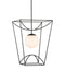 Currey and Company - 9500-0012 - One Light Lantern - Black/White