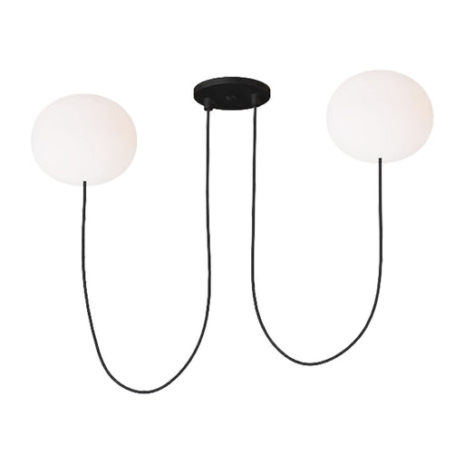 Visual Comfort Modern - PBCH35827OPB - LED Chandelier - Helium - Matte Black