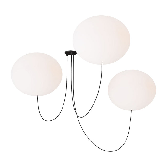 Visual Comfort Modern - PBCH37127OPB - LED Chandelier - Helium - Matte Black