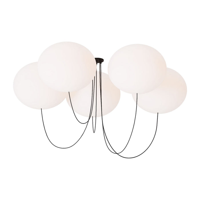 Visual Comfort Modern - PBCH37227OPB - LED Chandelier - Helium - Matte Black