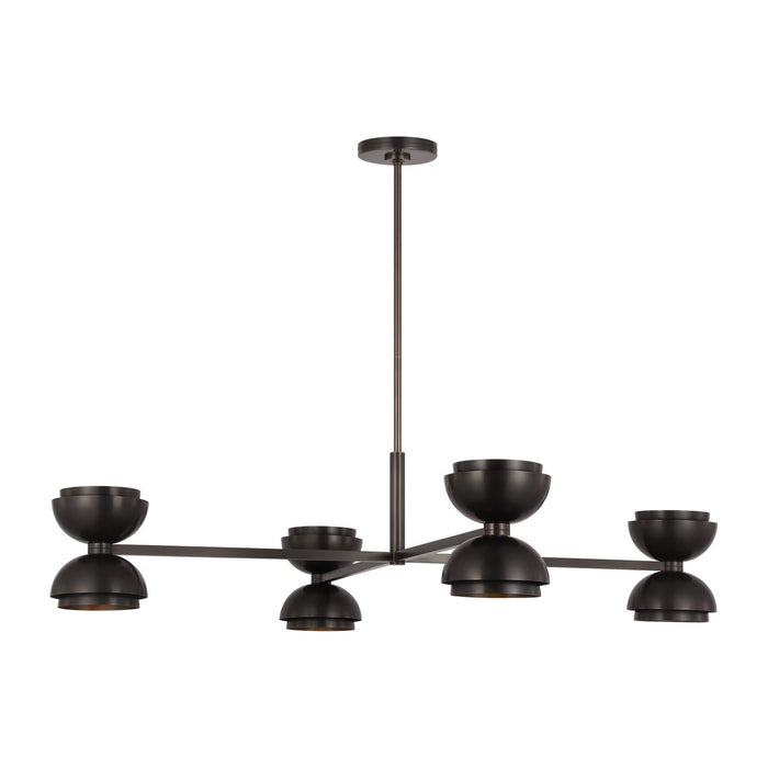 Visual Comfort Modern - SLCH13727BZ - LED Chandelier - Shanti - Dark Bronze