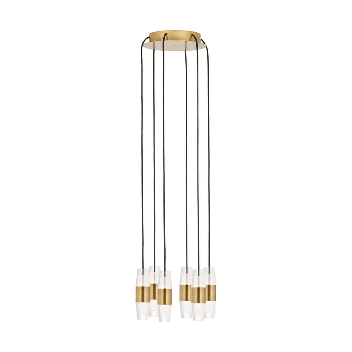 Visual Comfort Modern - SLCH38427NB - LED Chandelier - Lassell - Natural Brass