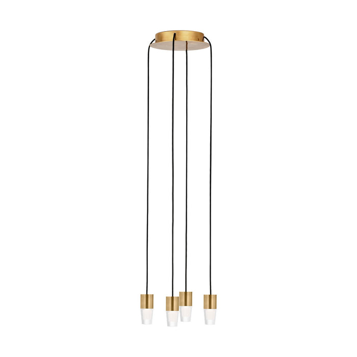 Visual Comfort Modern - SLCH39027NB - LED Chandelier - Lassell - Natural Brass