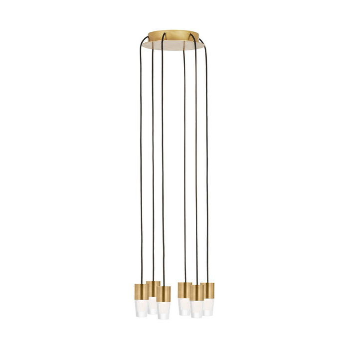 Visual Comfort Modern - SLCH39127NB - LED Chandelier - Lassell - Natural Brass