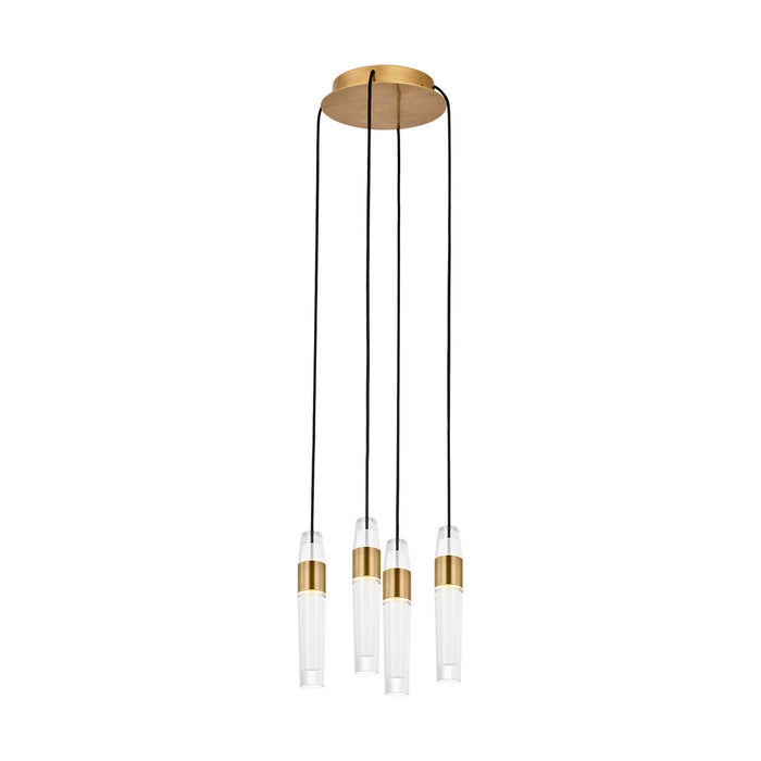 Visual Comfort Modern - SLCH39927NB - LED Chandelier - Lassell - Natural Brass