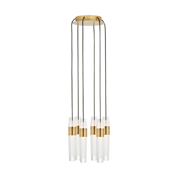 Visual Comfort Modern - SLCH40027NB - LED Chandelier - Lassell - Natural Brass