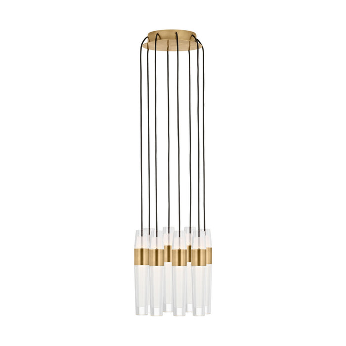 Visual Comfort Modern - SLCH40127NB - LED Chandelier - Lassell - Natural Brass